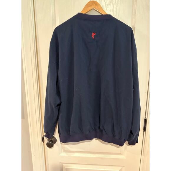 Ashworth pullover jacket mens xl Navy - Picture 4 of 4